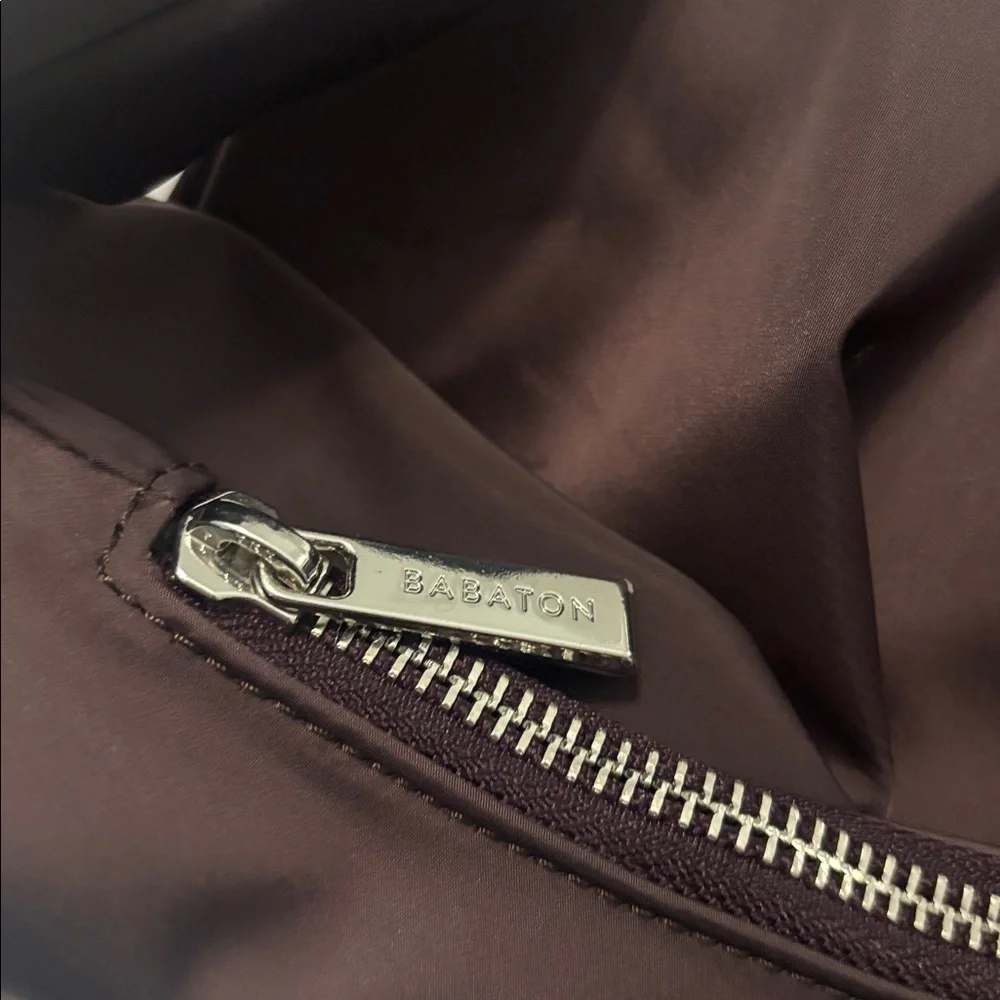 Babaton Aritzia Access Satin Bag Plum Hobo bag oversized deep purple large NWT - Picture 8 of 15